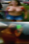 Loose swinging breasts